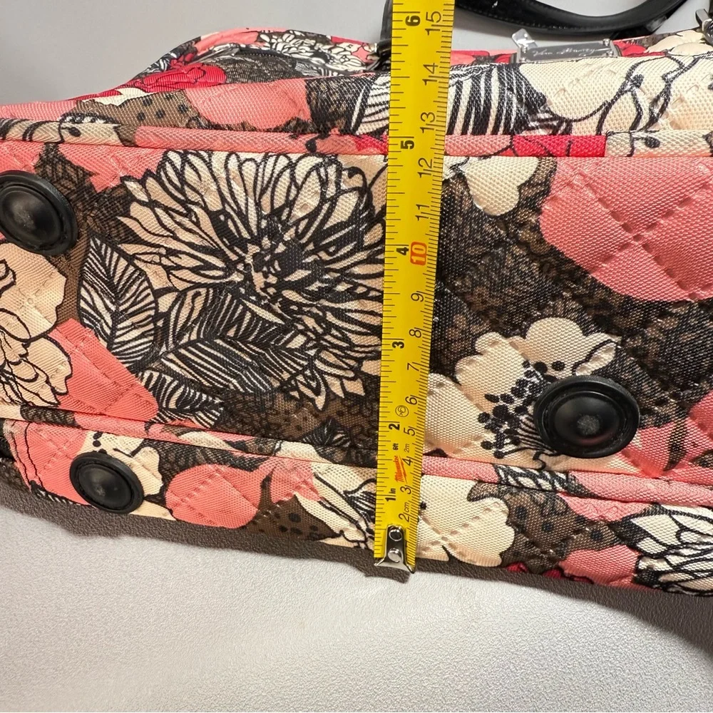 Vera Bradley Weekender Multicolored Floral Quilted Laptop Travel Bag